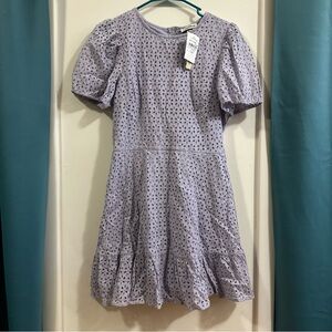 Nordstrom Lilac Eyelet Dress